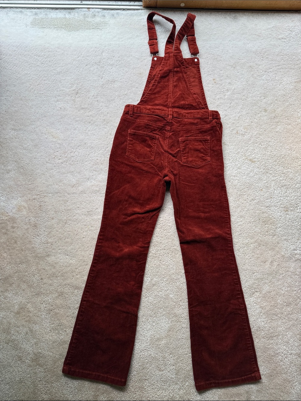 Love Tree Corduroy Overalls in Deep Rust Red - Picture 2 of 7